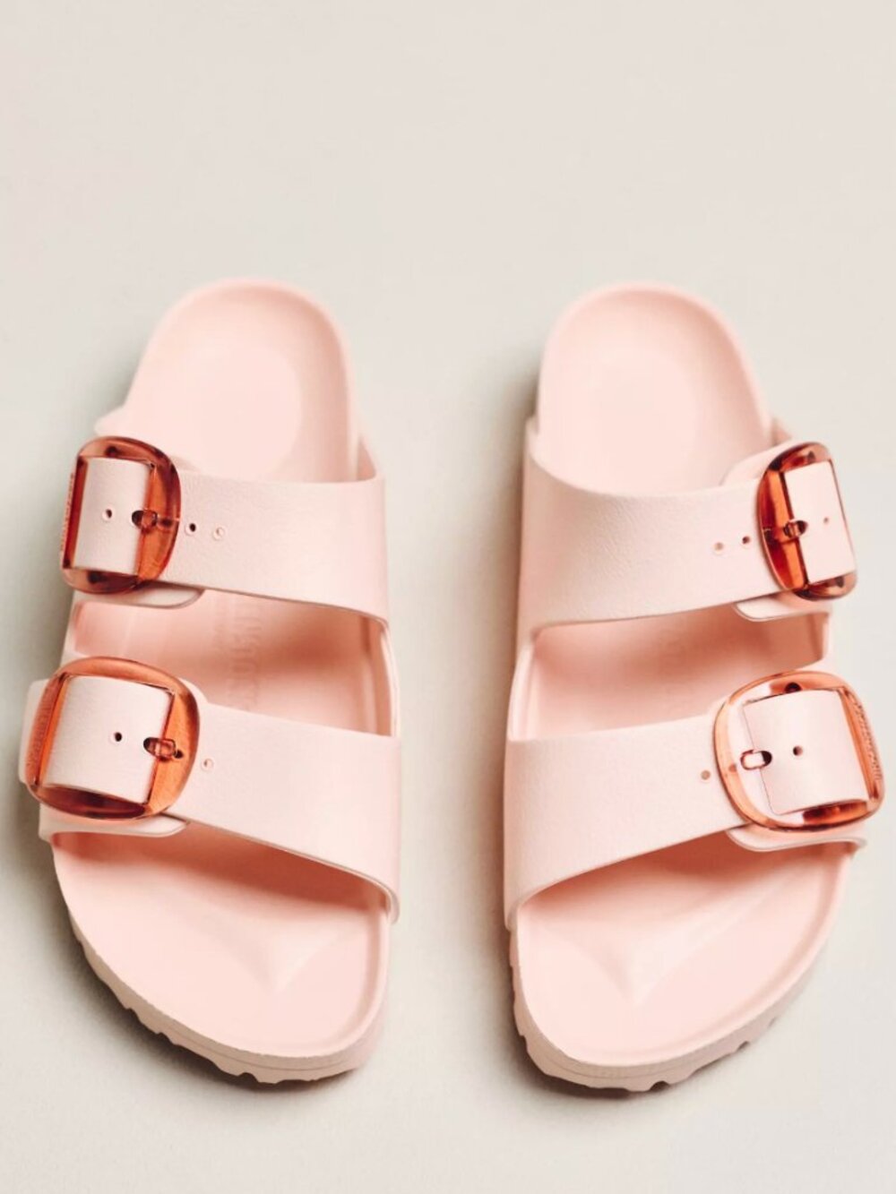 NWT Birkenstock Arizona Big Buckle EVA Sandals - Light Rose